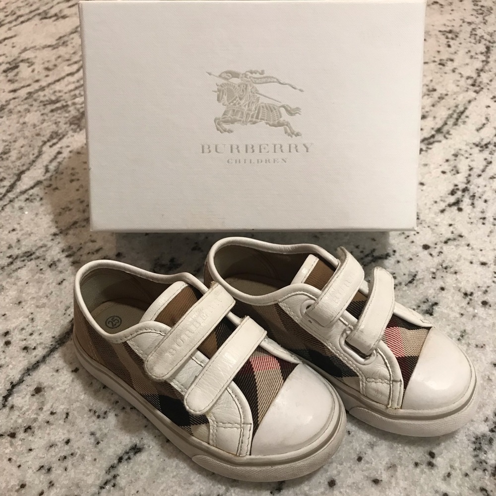 Burberry toddler sneakers